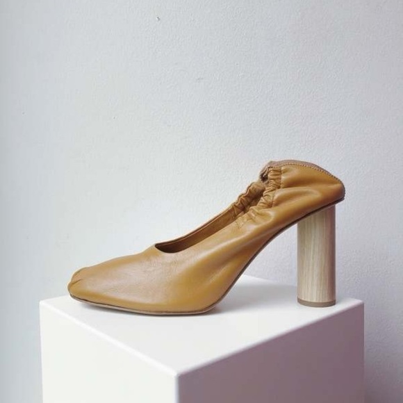 GOLD Ulla Johnson beaded ballet heels - Picture 6 of 11